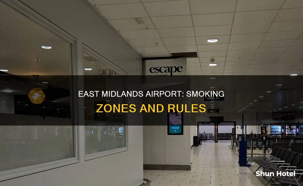 can u smoke at east midlands airport