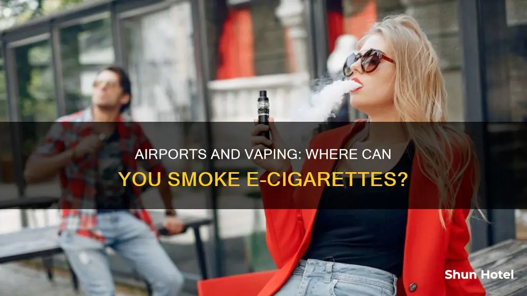 can u smoke electronic cigarettes in airports