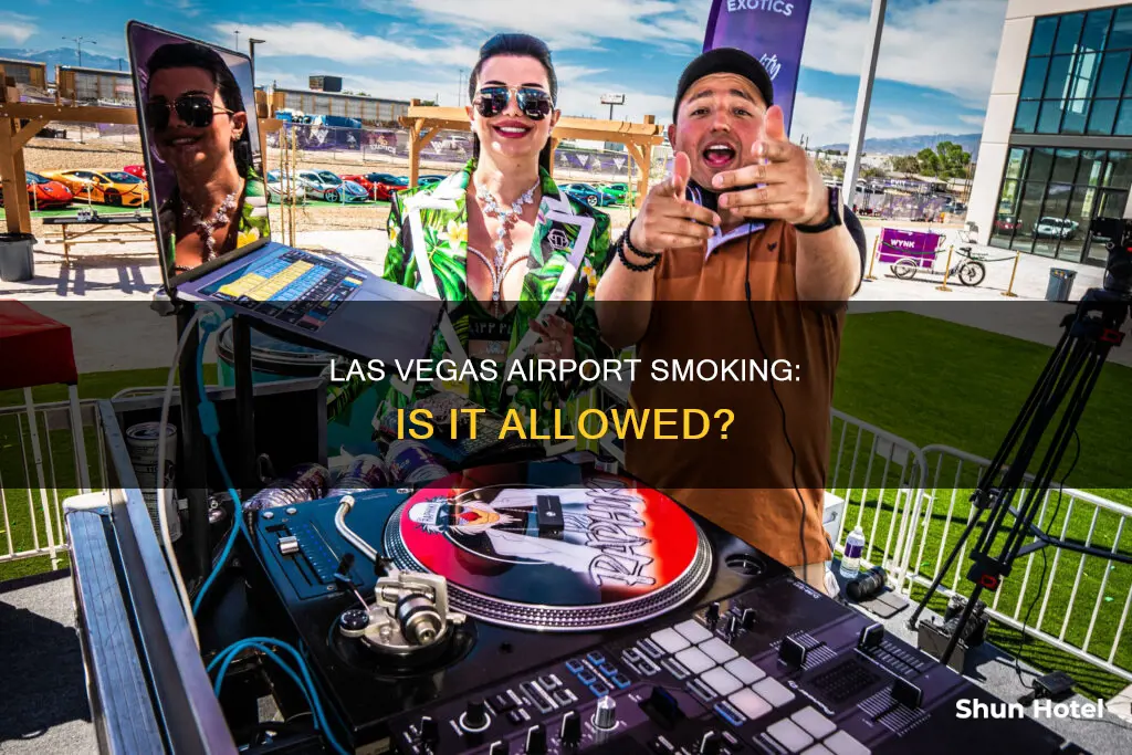 can u smoke in las vegas airport