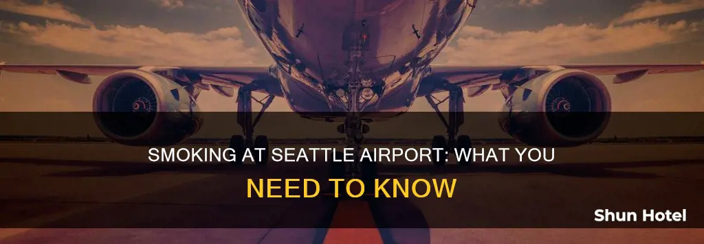 can u smoke in seattle airport