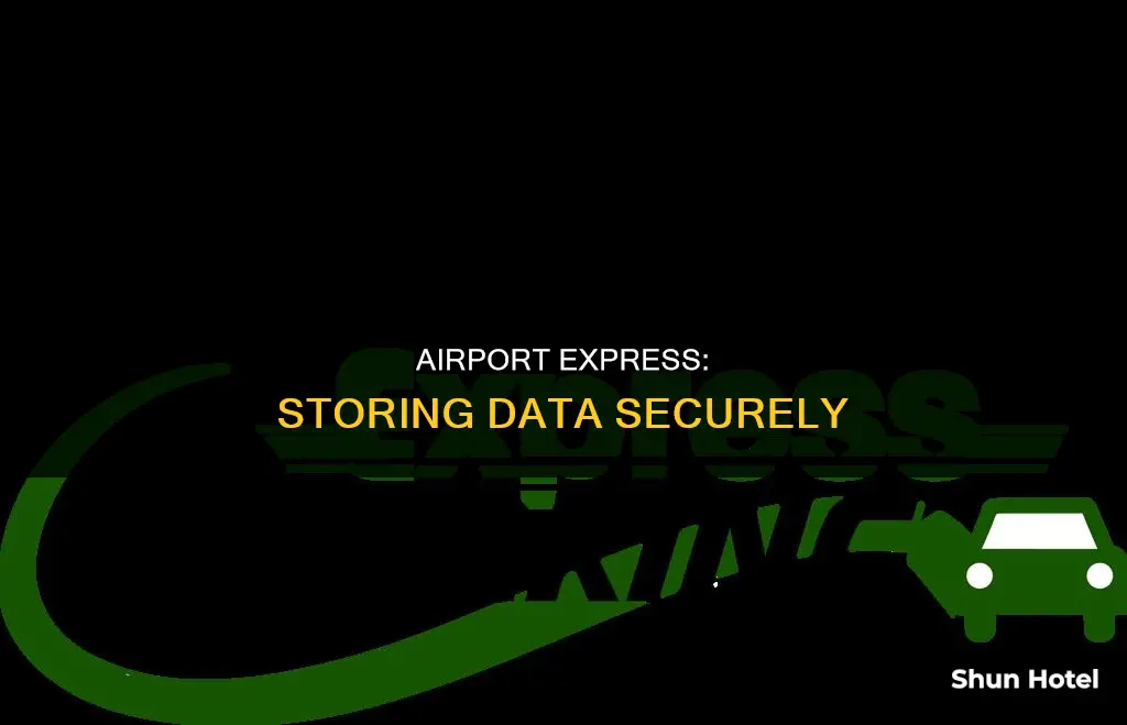 can u store data on airport express