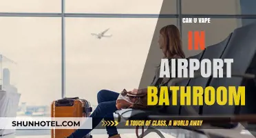 Vaping in Airport Bathrooms: Allowed or Not?