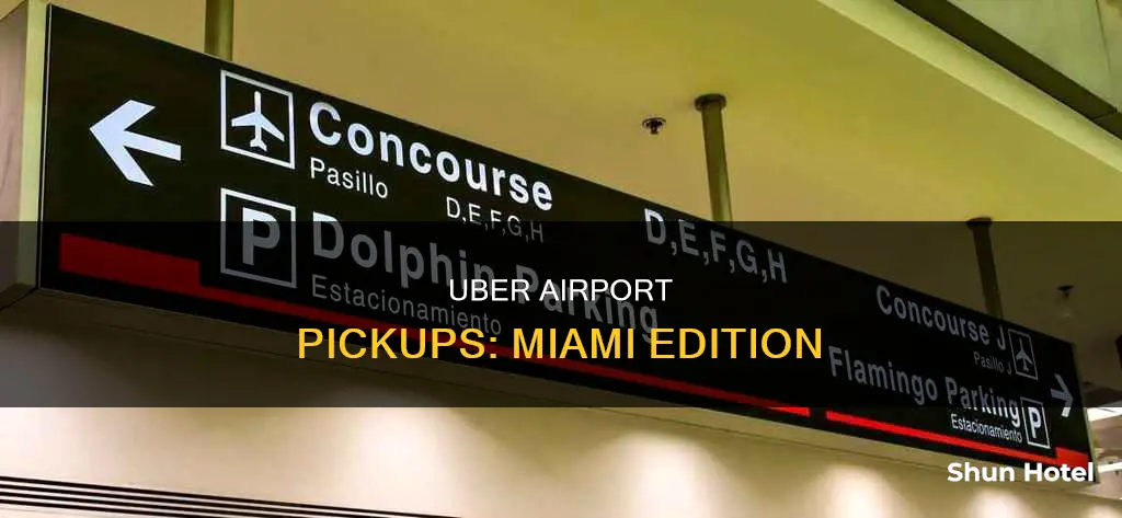 can uber cars do pick ups at miami airport arrivals