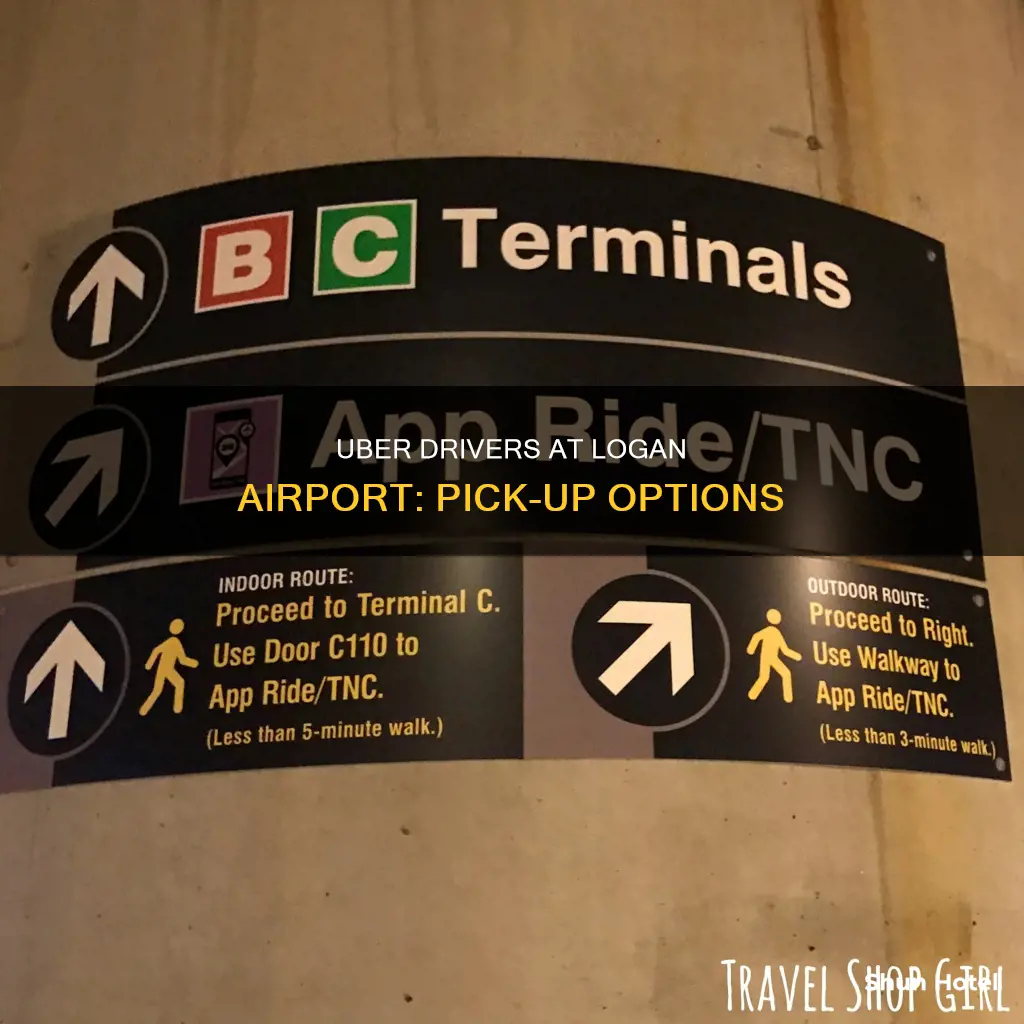 can uber deivers pickup at logan airport