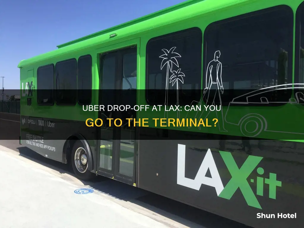 can uber deop off terminal lax airport