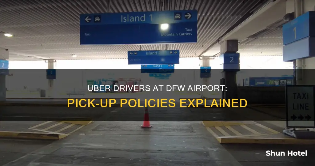 can uber drivers pick up at dfw airport