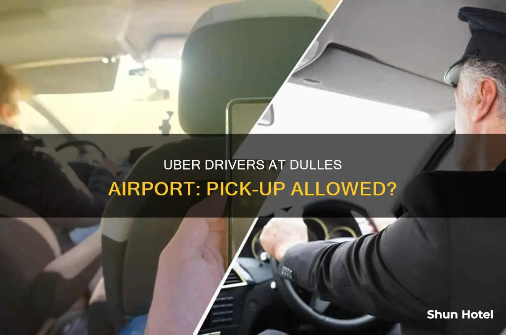 can uber drivers pick up at dulles airport