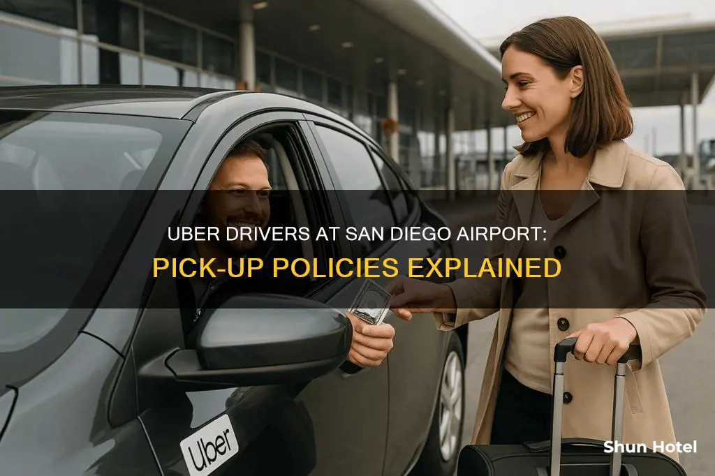can uber drivers pick up at san diego airport