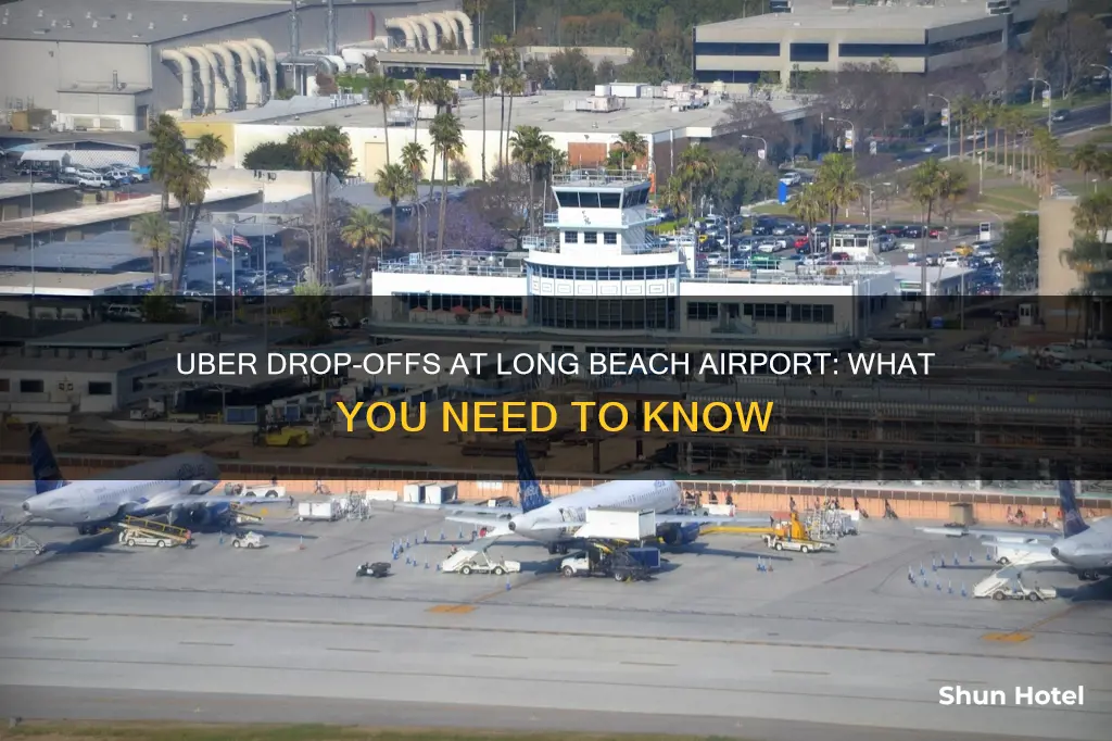can uber drop off at long beach airport
