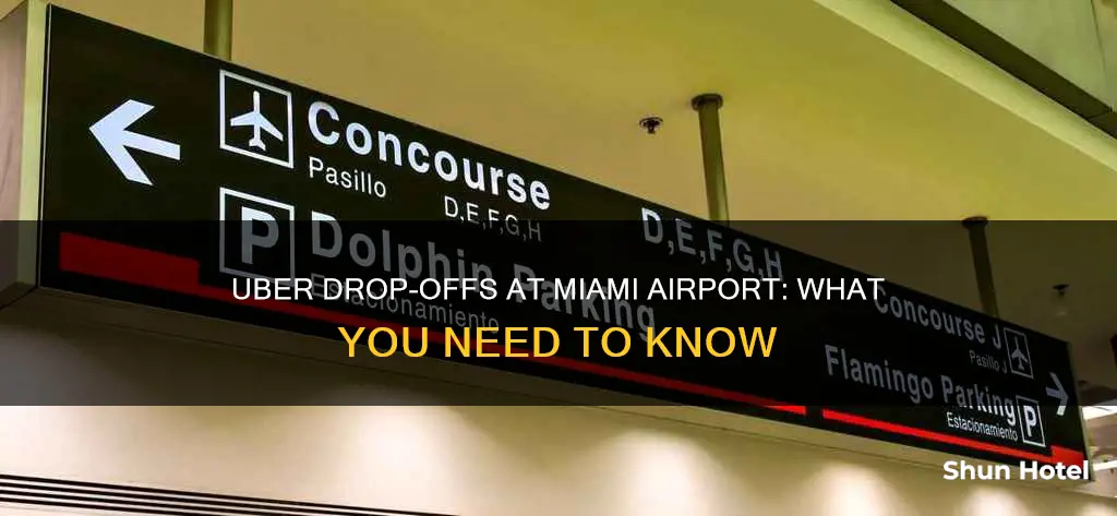 can uber drop off at miami international airport