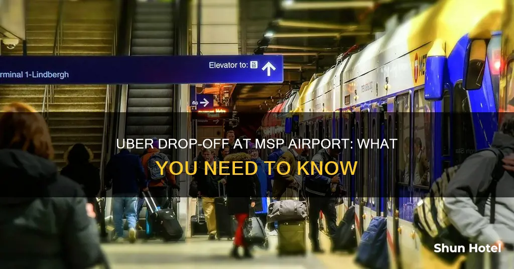 can uber drop off at msp airport