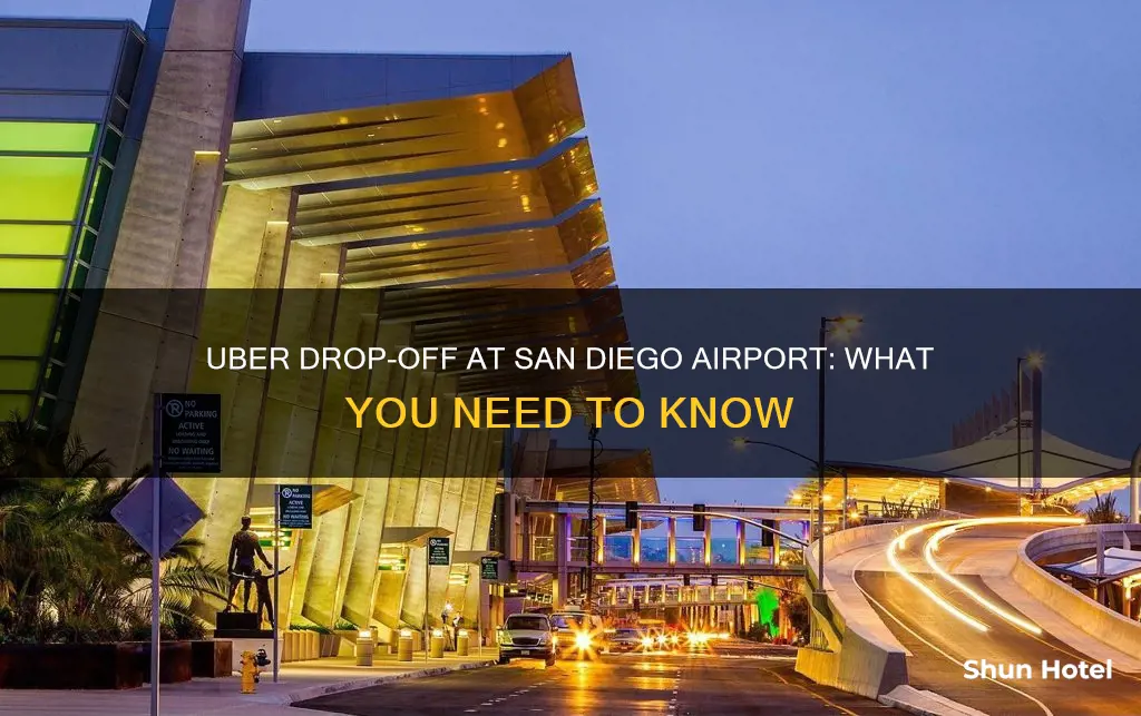 can uber drop off at san diego airport