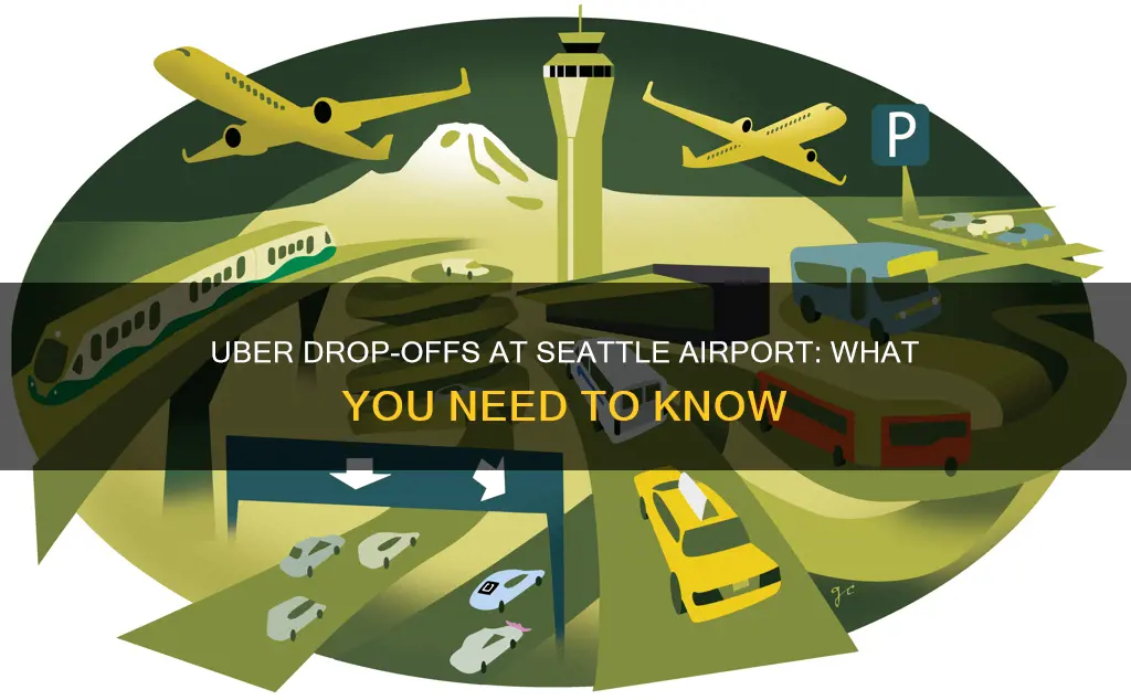 can uber drop off at seatac airport
