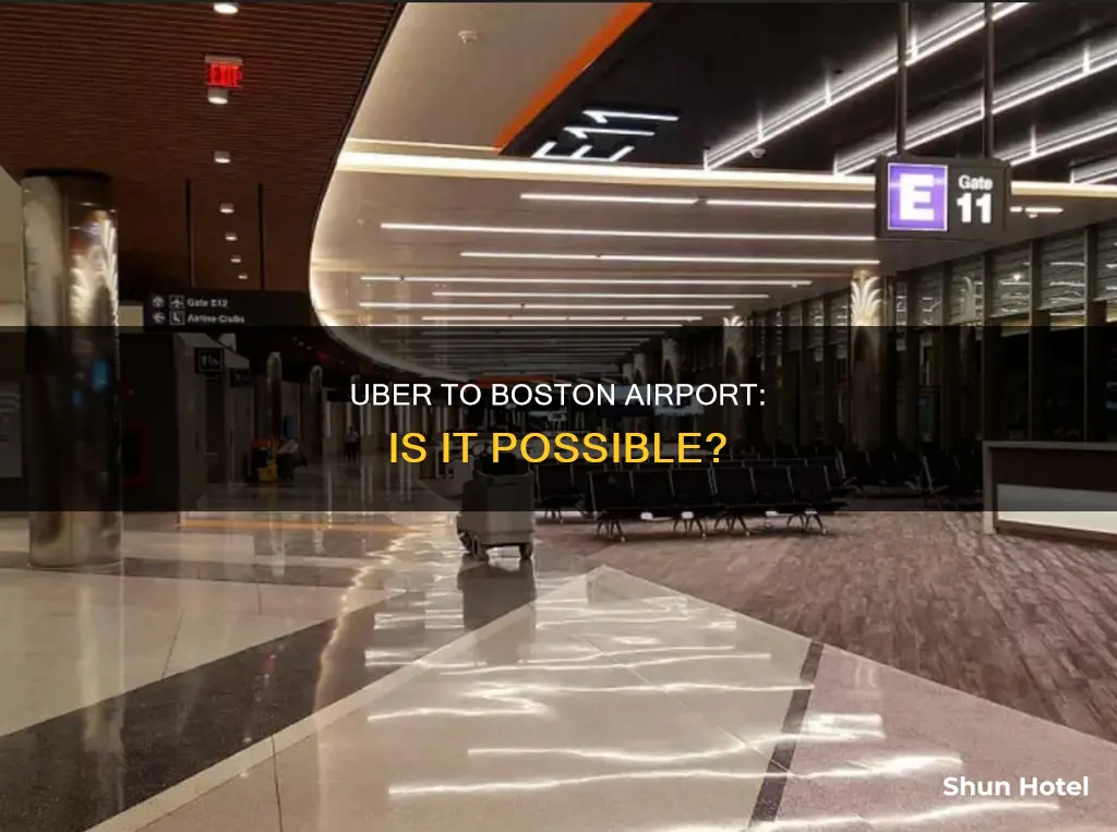 can uber go to airport boston
