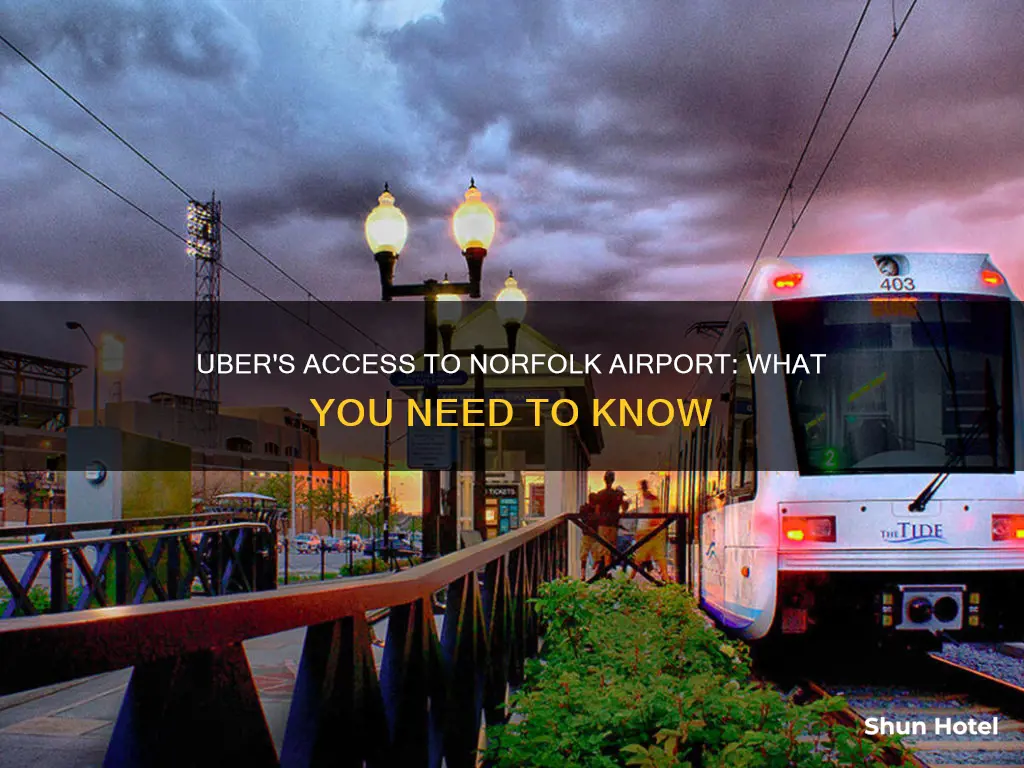 can uber go to the norfolk airport