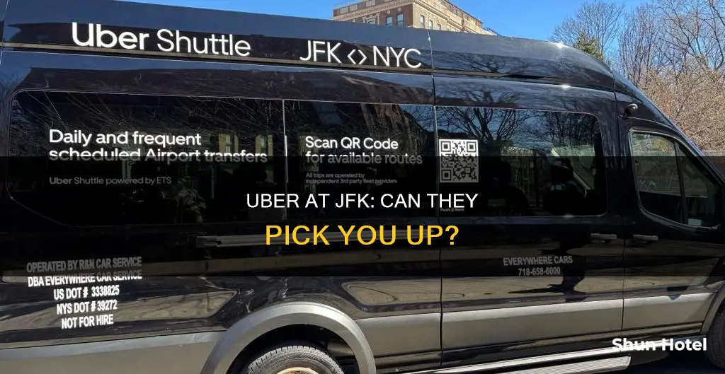 can uber pick me up at jfk airport