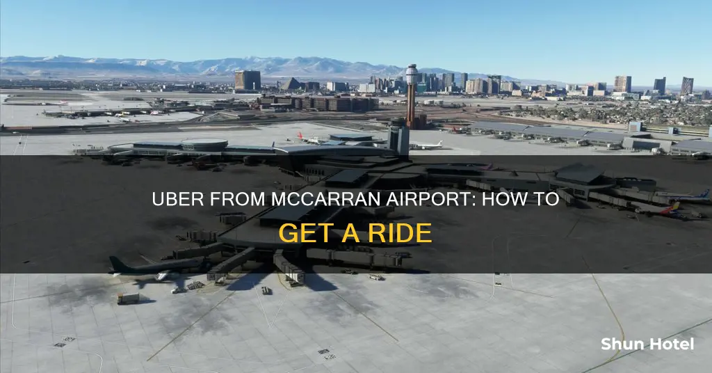 can uber pick me up from mccarran airport
