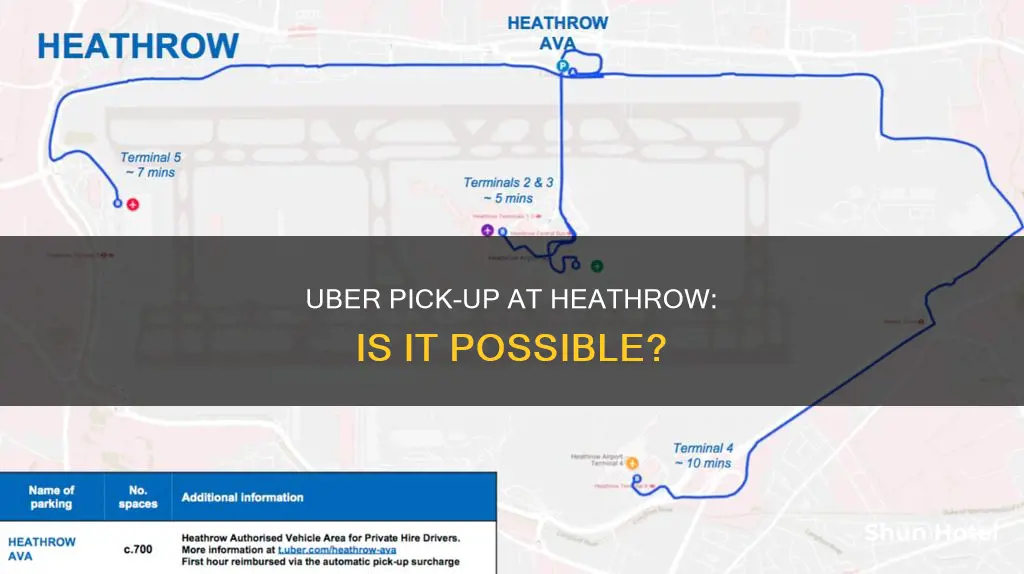 can uber pick up at heathrow airport
