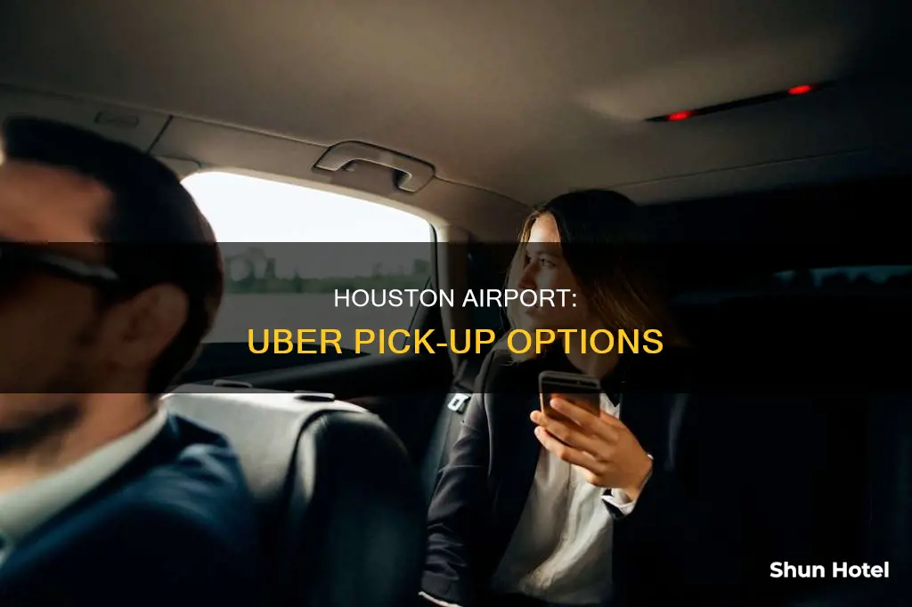 can uber pick up at houston airport