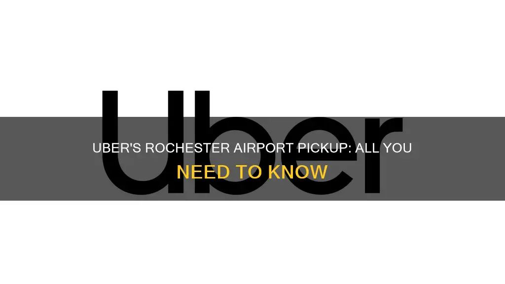 can uber pick up at rochester airport