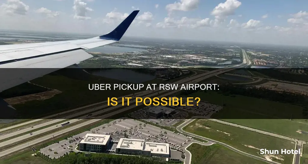 can uber pick up at rsw airport