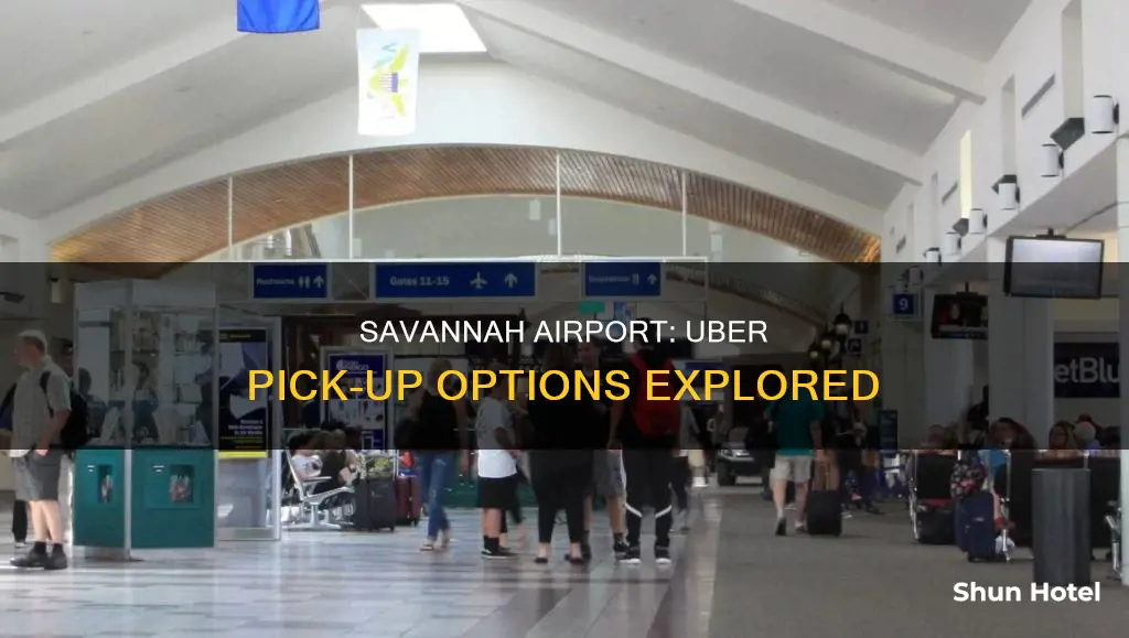 can uber pick up at savannah airport