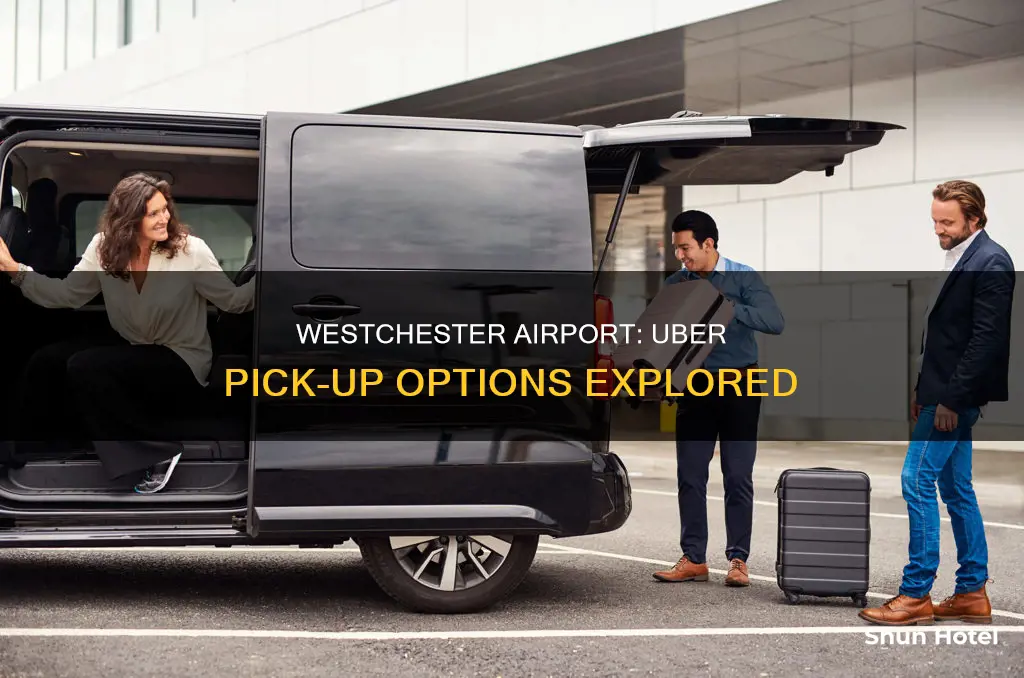 can uber pick up at westchester airport