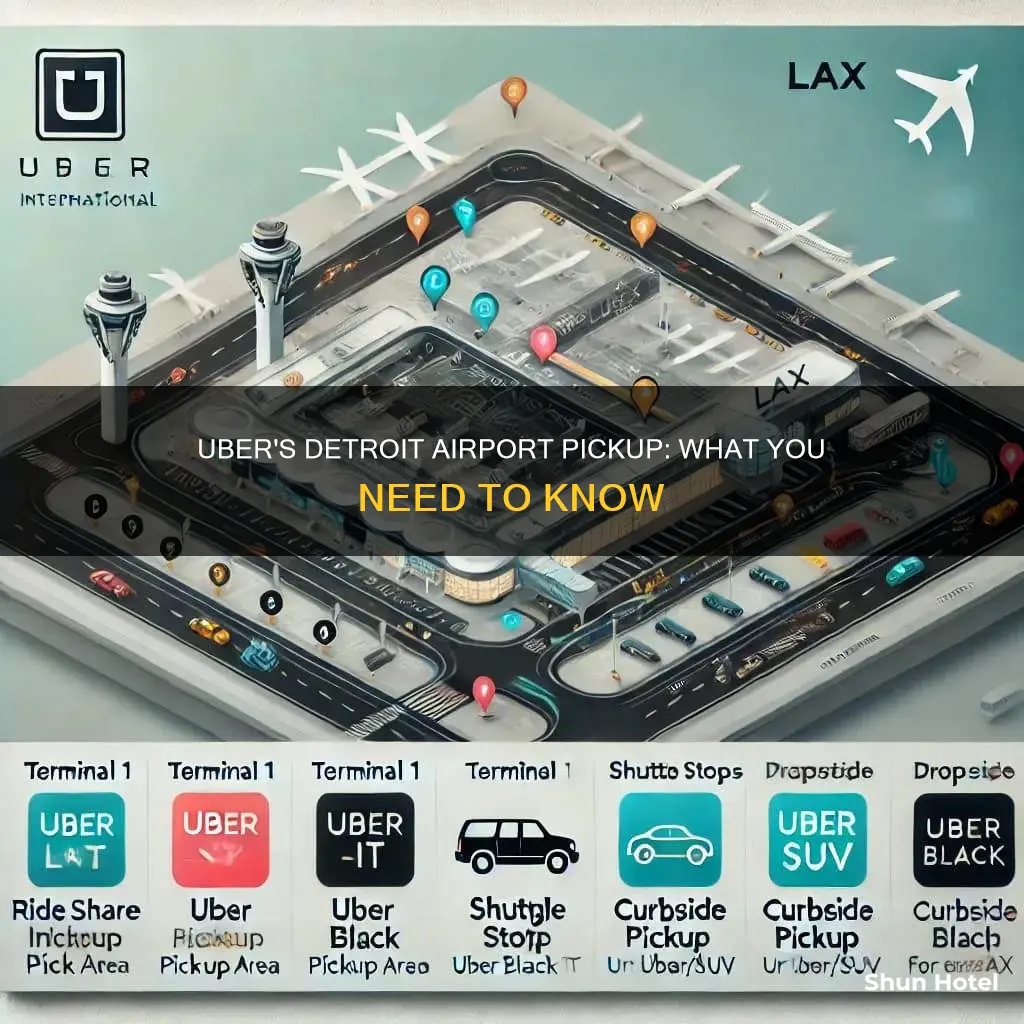 can uber pick up from detroit airport