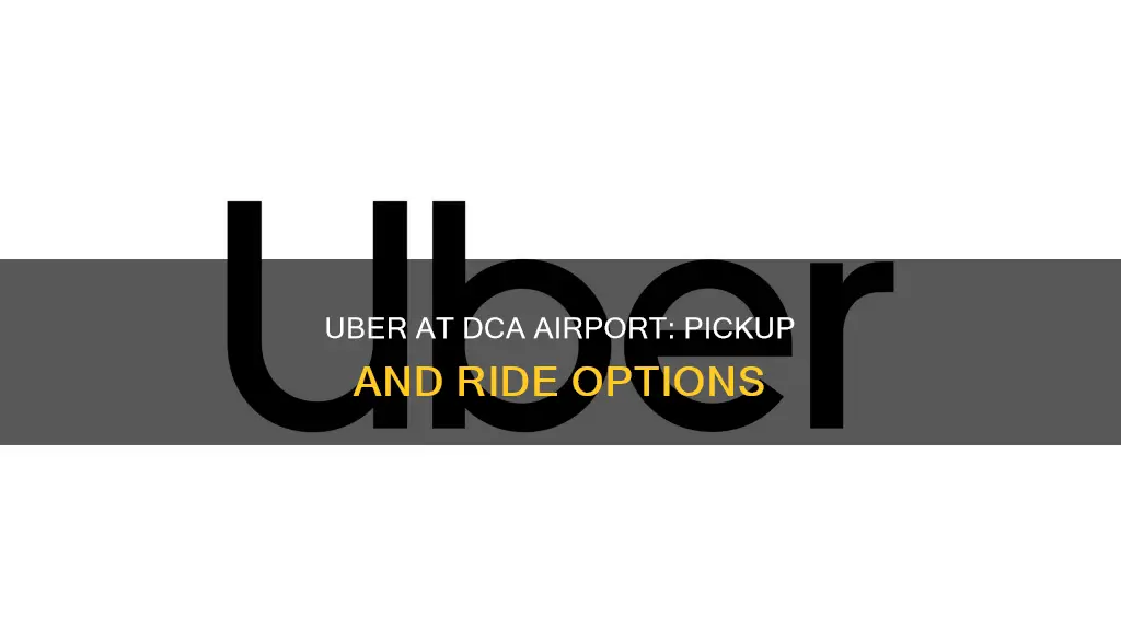 can uber pickup at dca airport