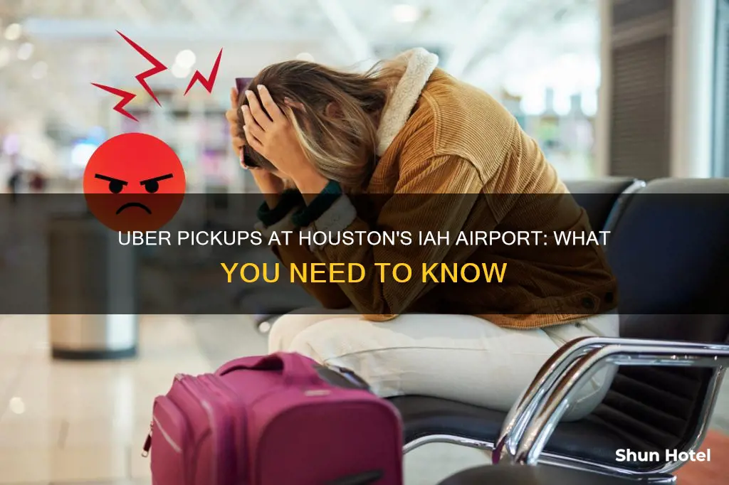 can uber pickup at iah airport