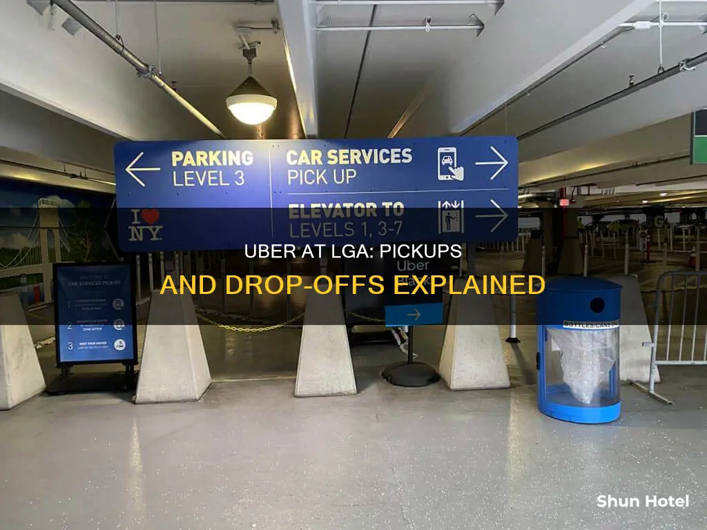 can uber pickup at lga airport