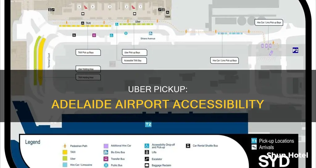 can uber pickup from adelaide airport