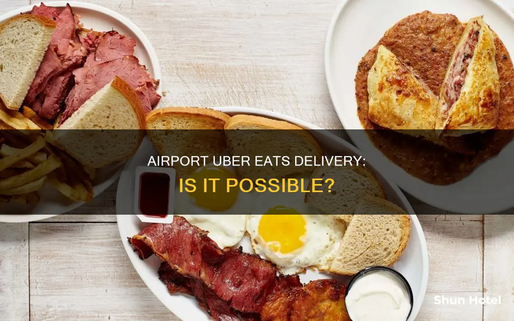 can ubereats deliver to airport