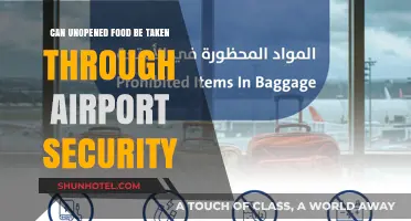 Airport Security: Unopened Food, What's Allowed?