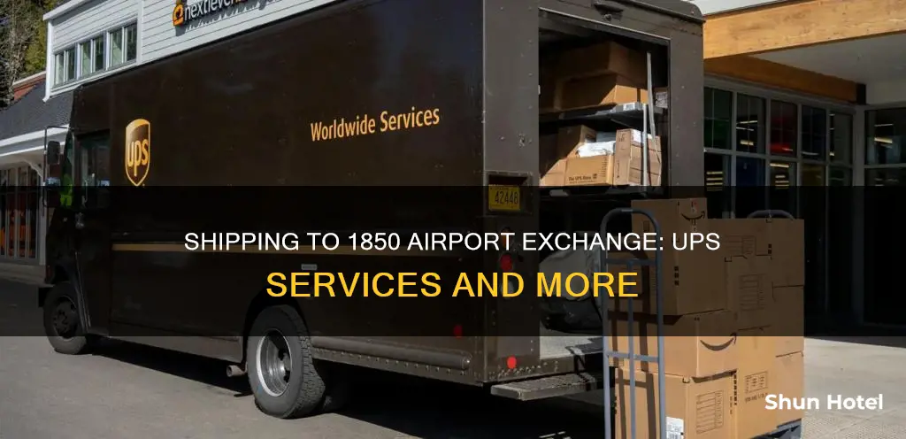 can ups be sent to 1850 airport exchange blvd