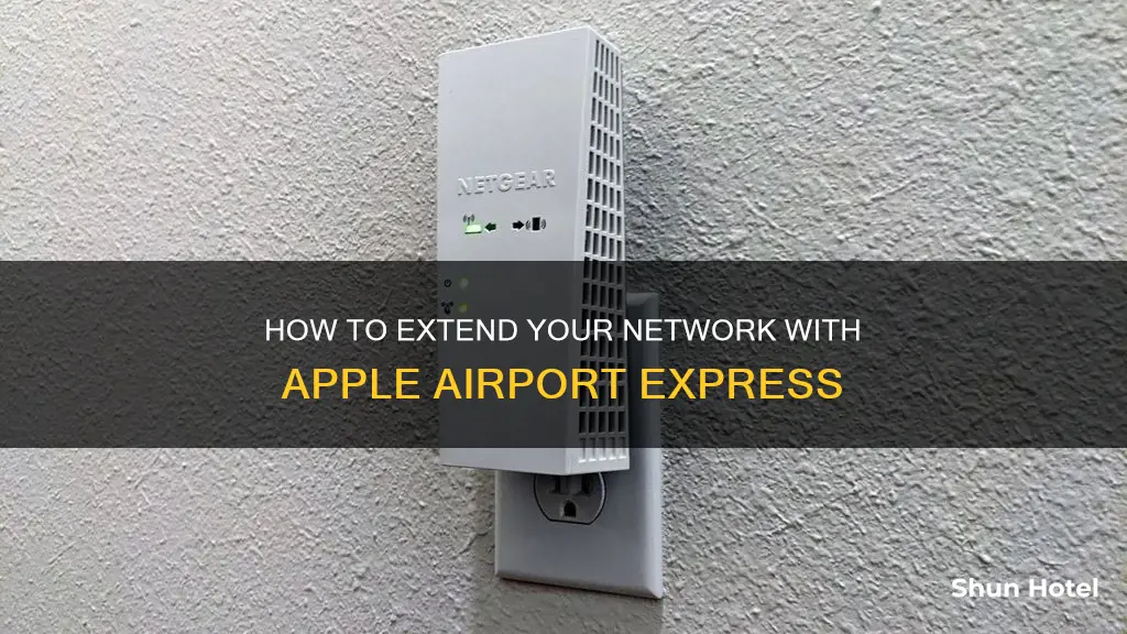 can use apple airport express extend my network