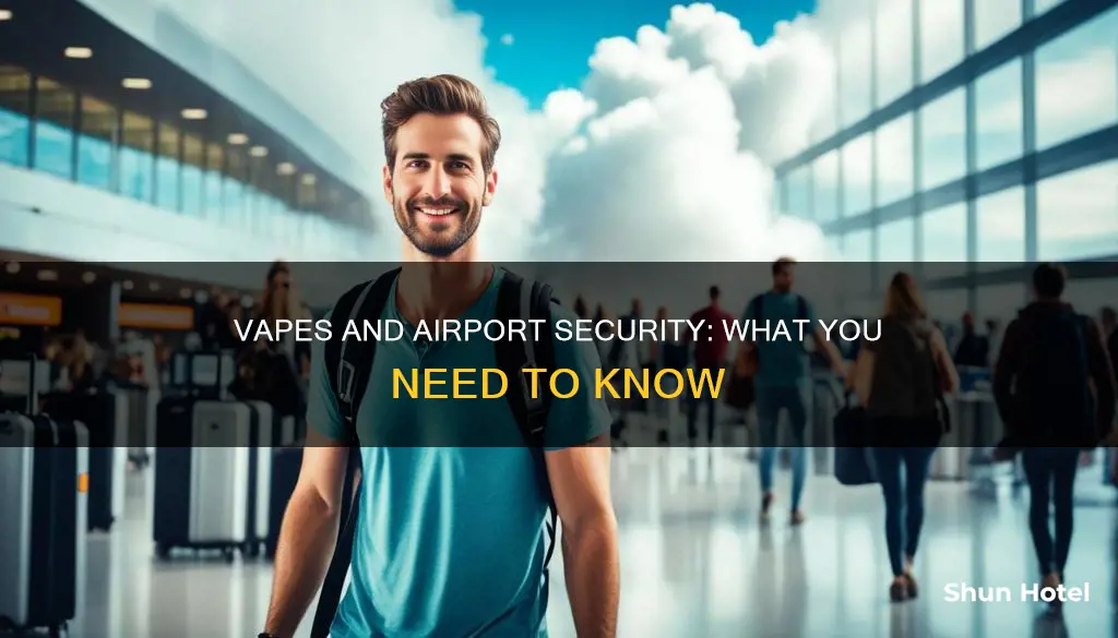 can vapes be detected in airport security