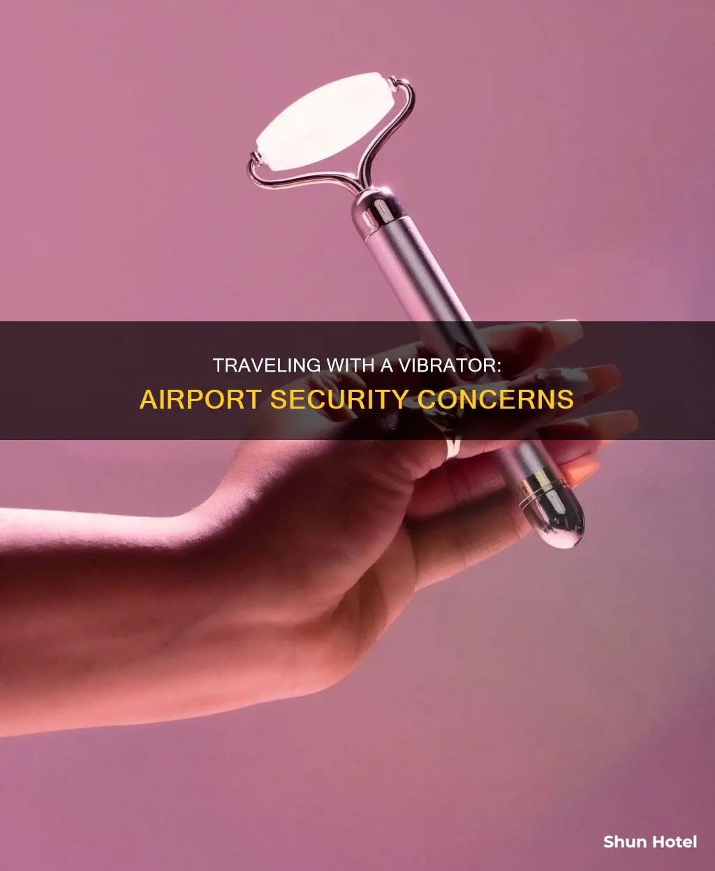 can vibrator go through airport security