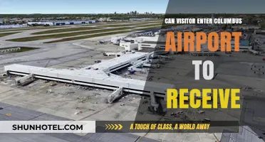 Columbus Airport: Can Visitors Enter to Receive?