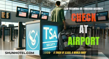 Vitamins: Airport Security Clearance?