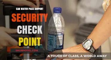 Airport Security: Can You Bring Water Through?