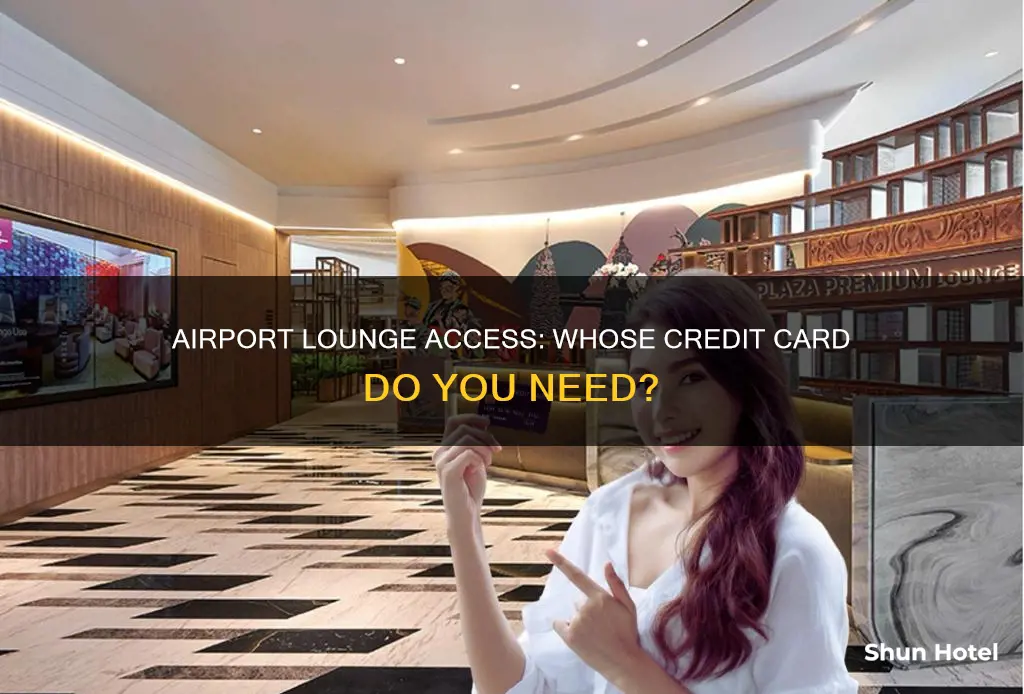 can we access airport lounge with others credit card