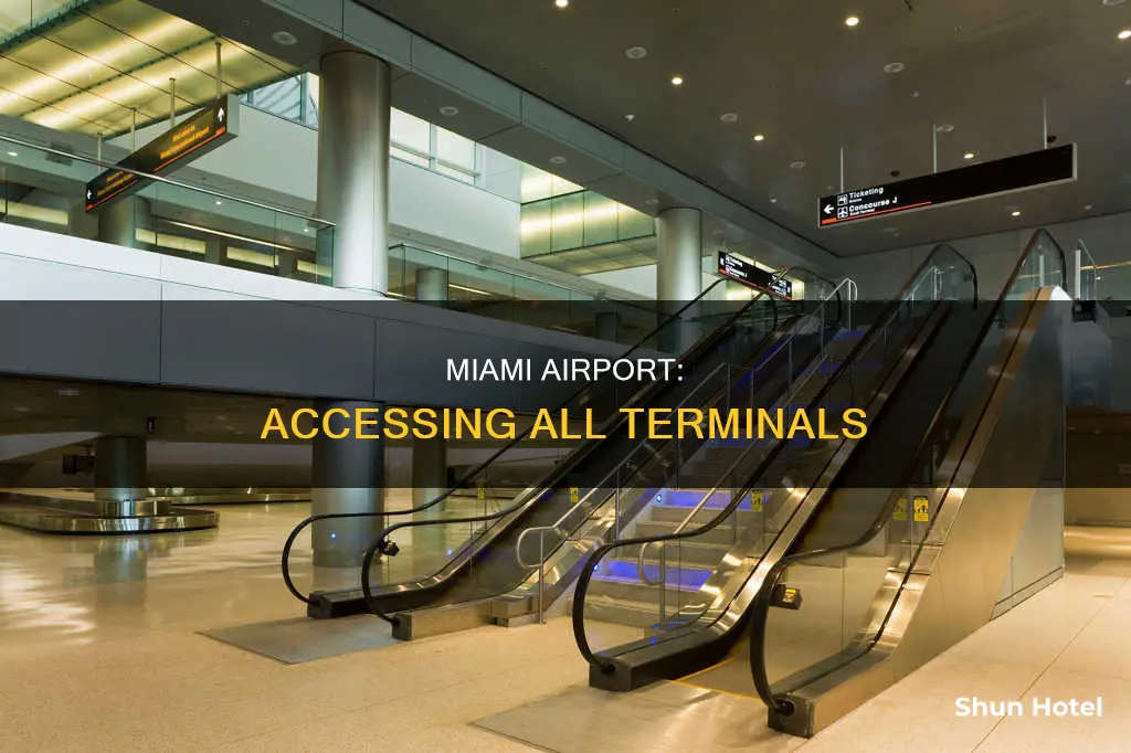 can we access all terminals.in miami airport
