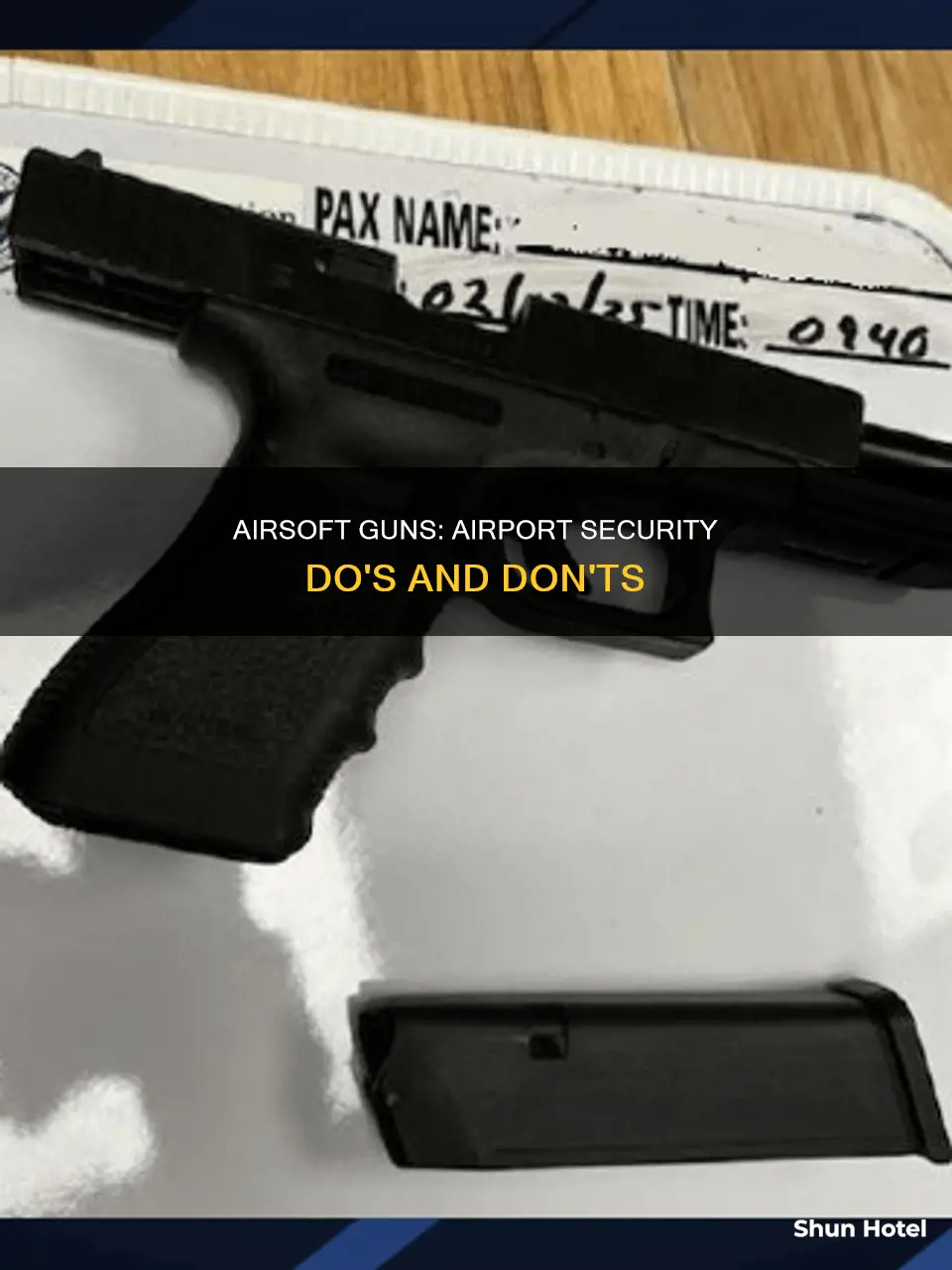 can we bring airsoft gun to airport