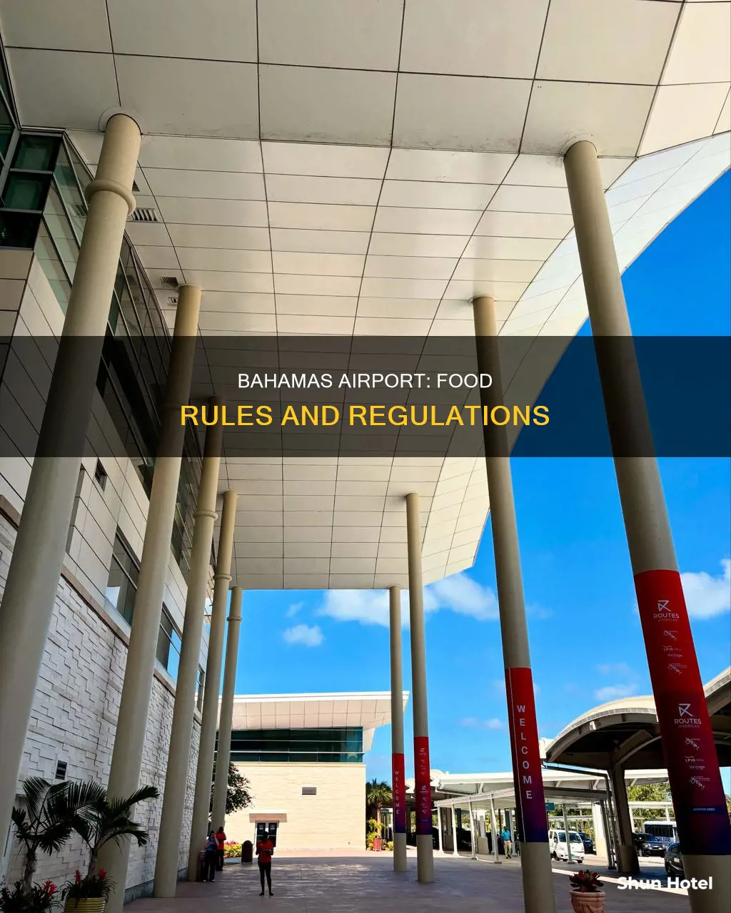 can we bring food in bahama airport