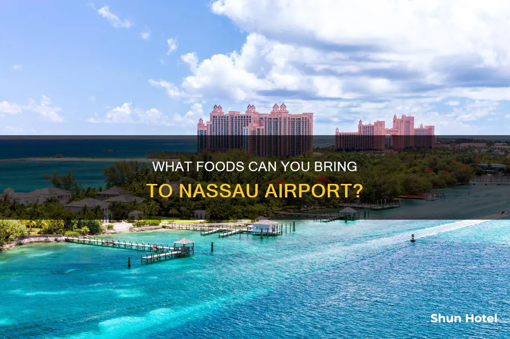 can we bring food nasaau airport