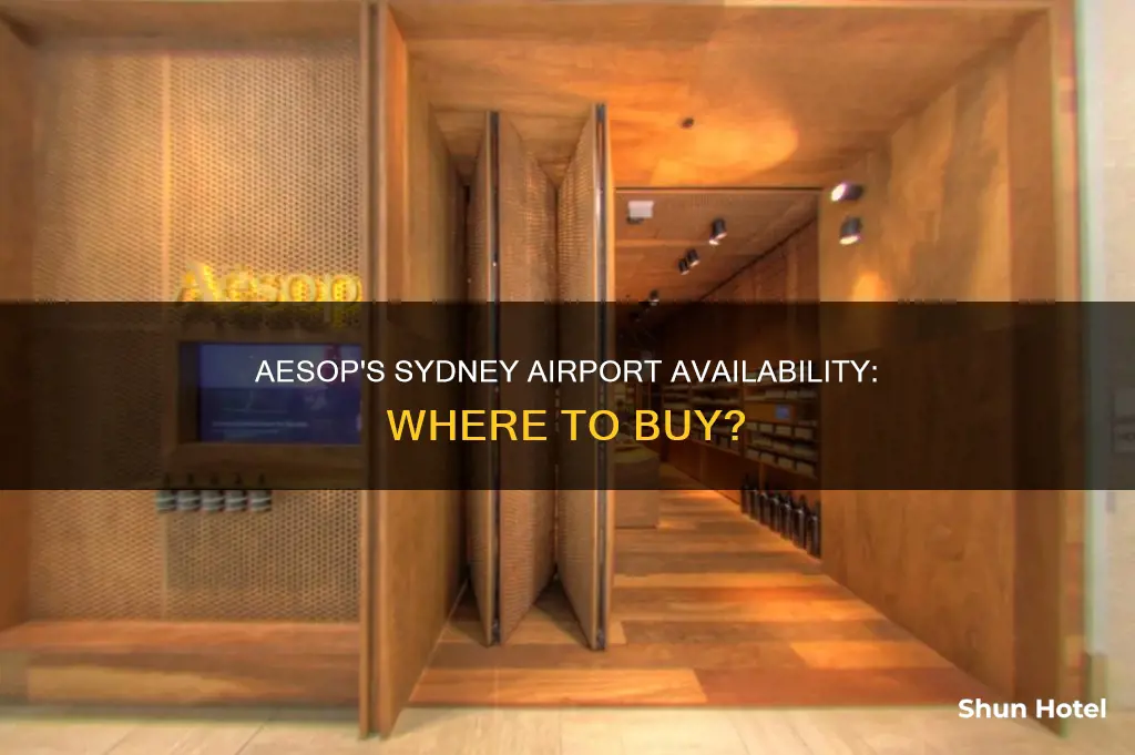 can we buy aesop in sydney airport australia