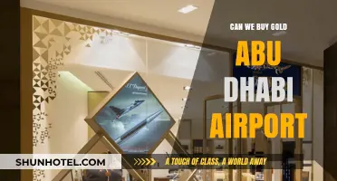 Gold Shopping at Abu Dhabi Airport: Can You Buy?