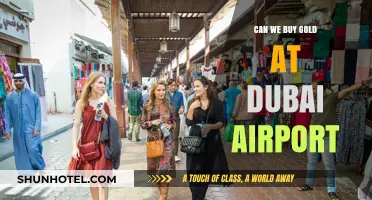 Dubai Airport: Gold Shopping Paradise