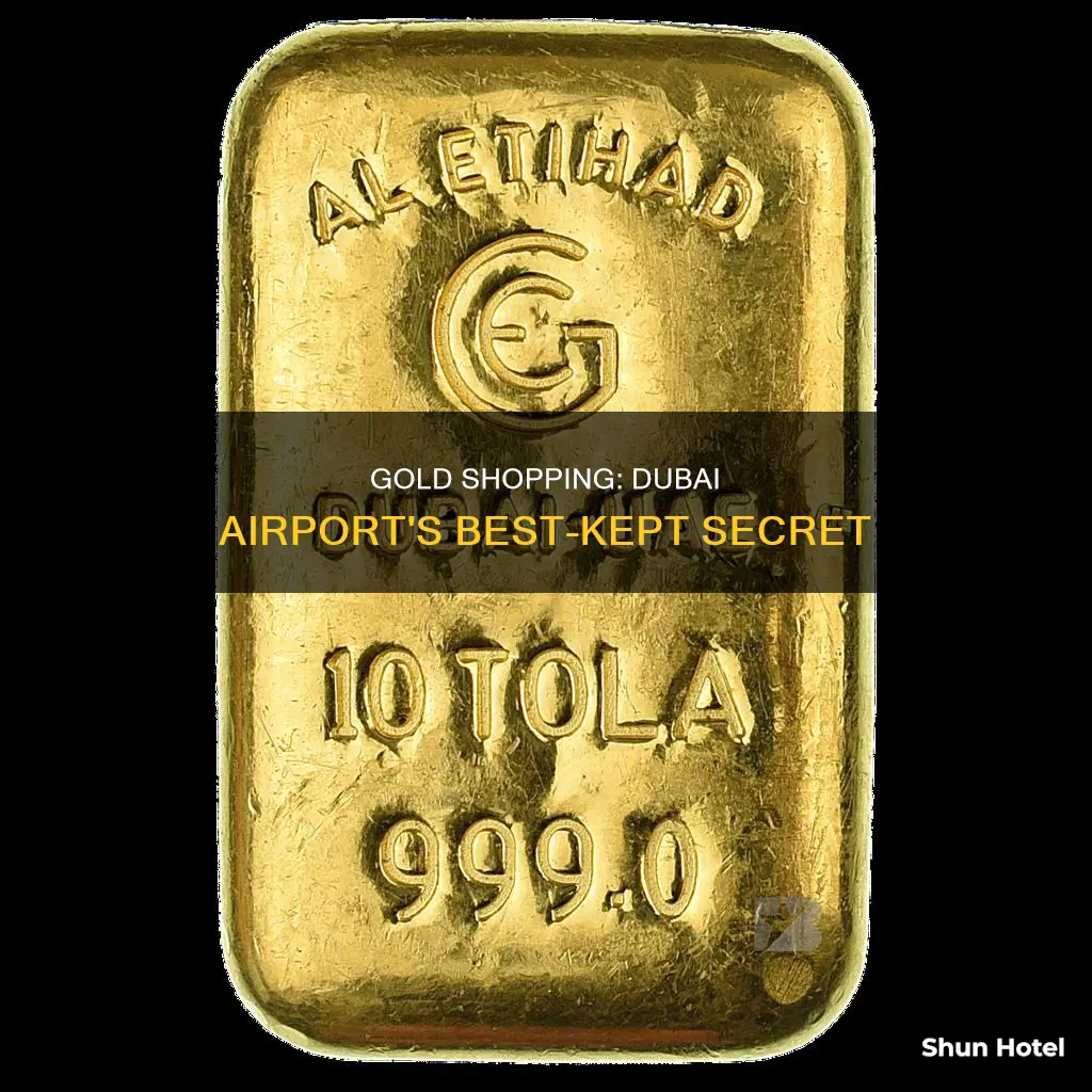 can we buy gold bars in dubai airport